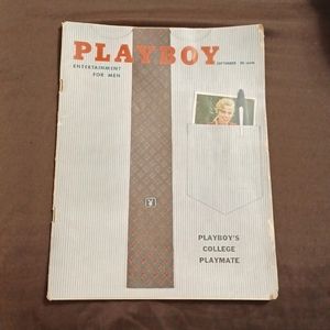Vintage 1958 September Playboy-great condition